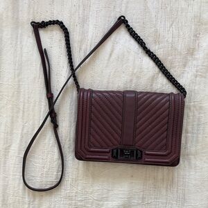 Rebecca Minkoff Dark Burgundy Crossbody Bag